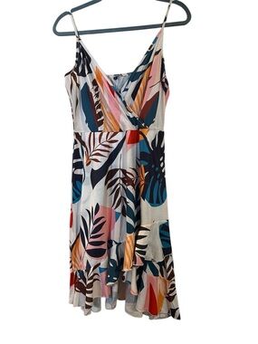 Multicolored print sundress. NWT.